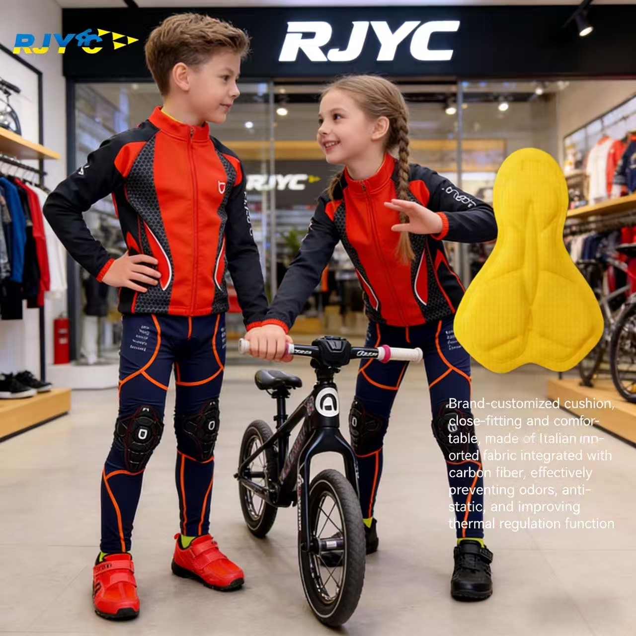 Rjyc 브랜드 봄 여름 아동용 사이클링 의류, 롤러  - Cycling Gear Jersey 리뷰 및 가격